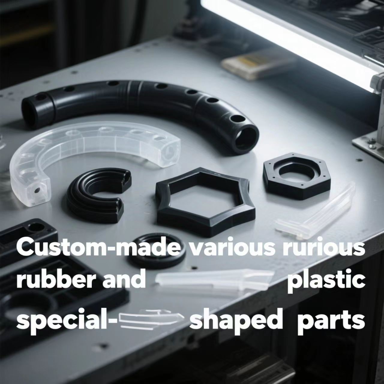 Custom-made various rubber and plastic special-shaped parts
